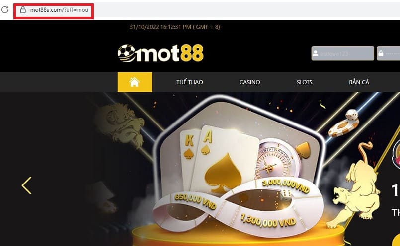 Mot88 chỉ có một trang web duy nhất